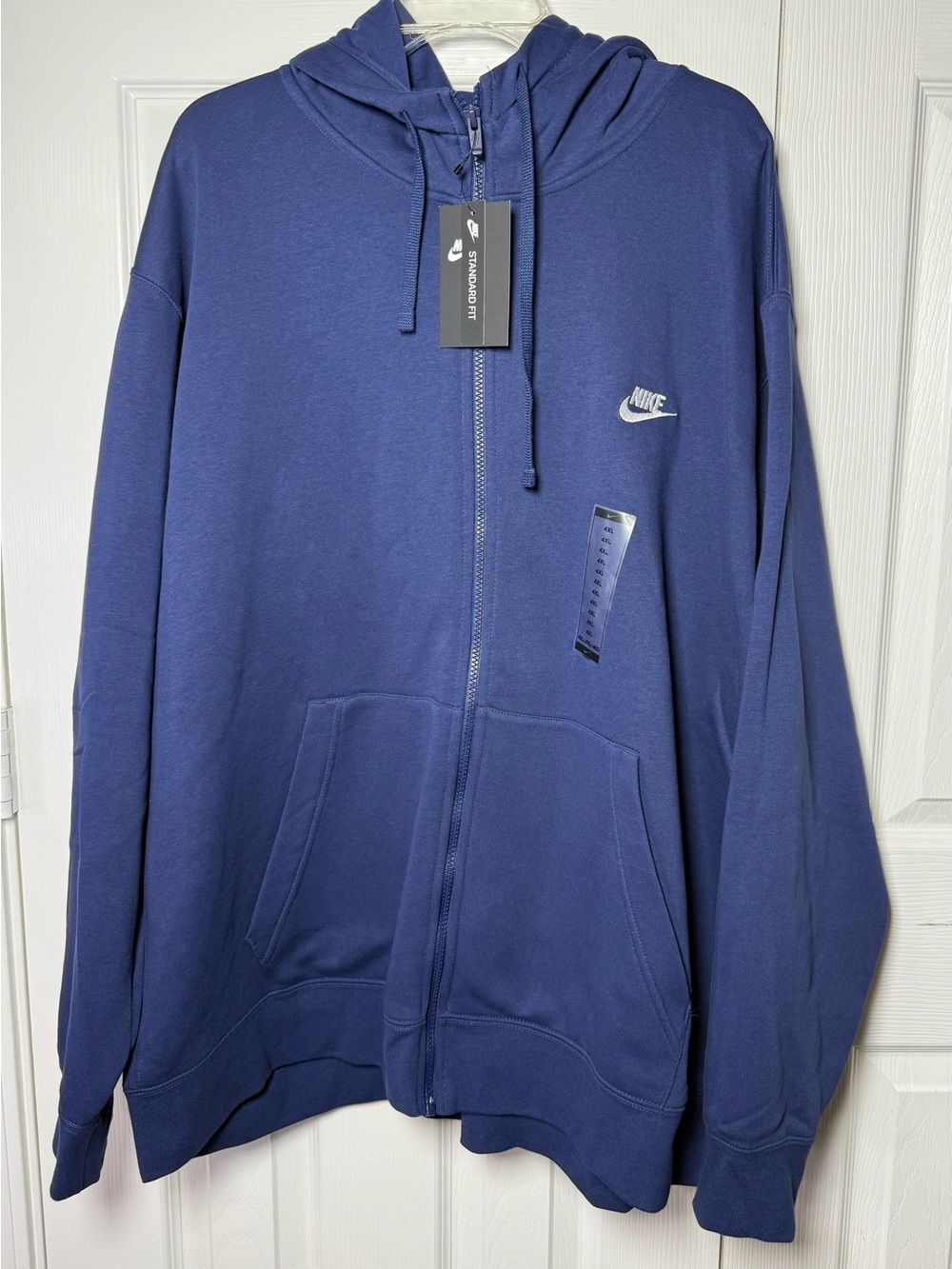 Nike Men’s Navy Blue Full-Zip Hoodie NWT